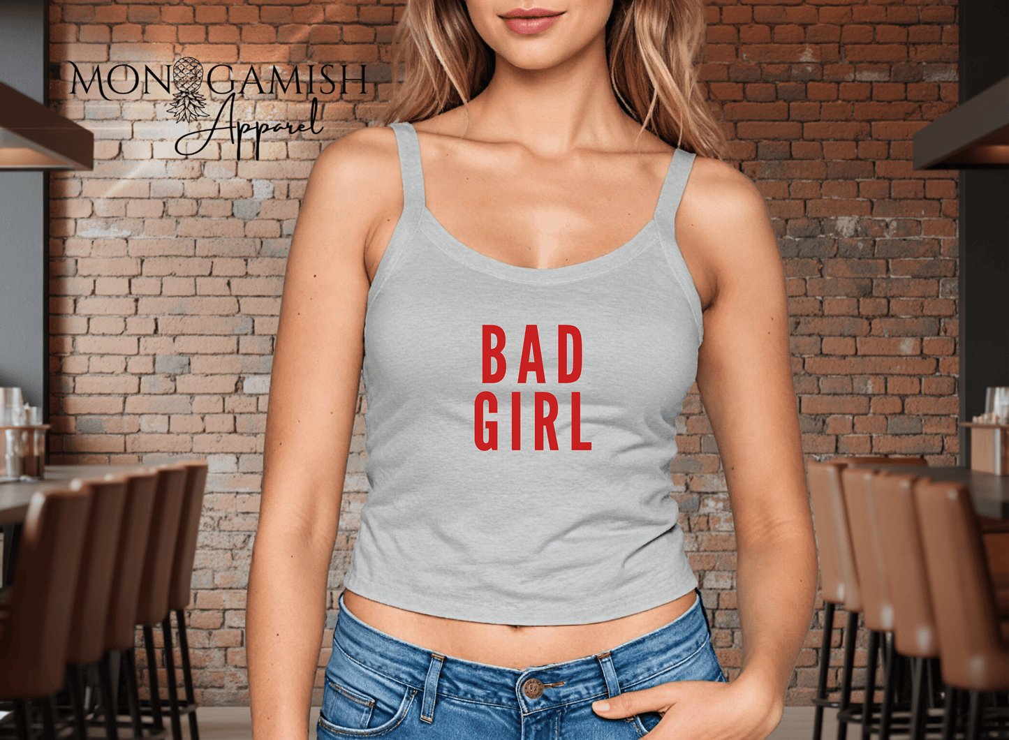Bad Girl Ladies Crop Tank