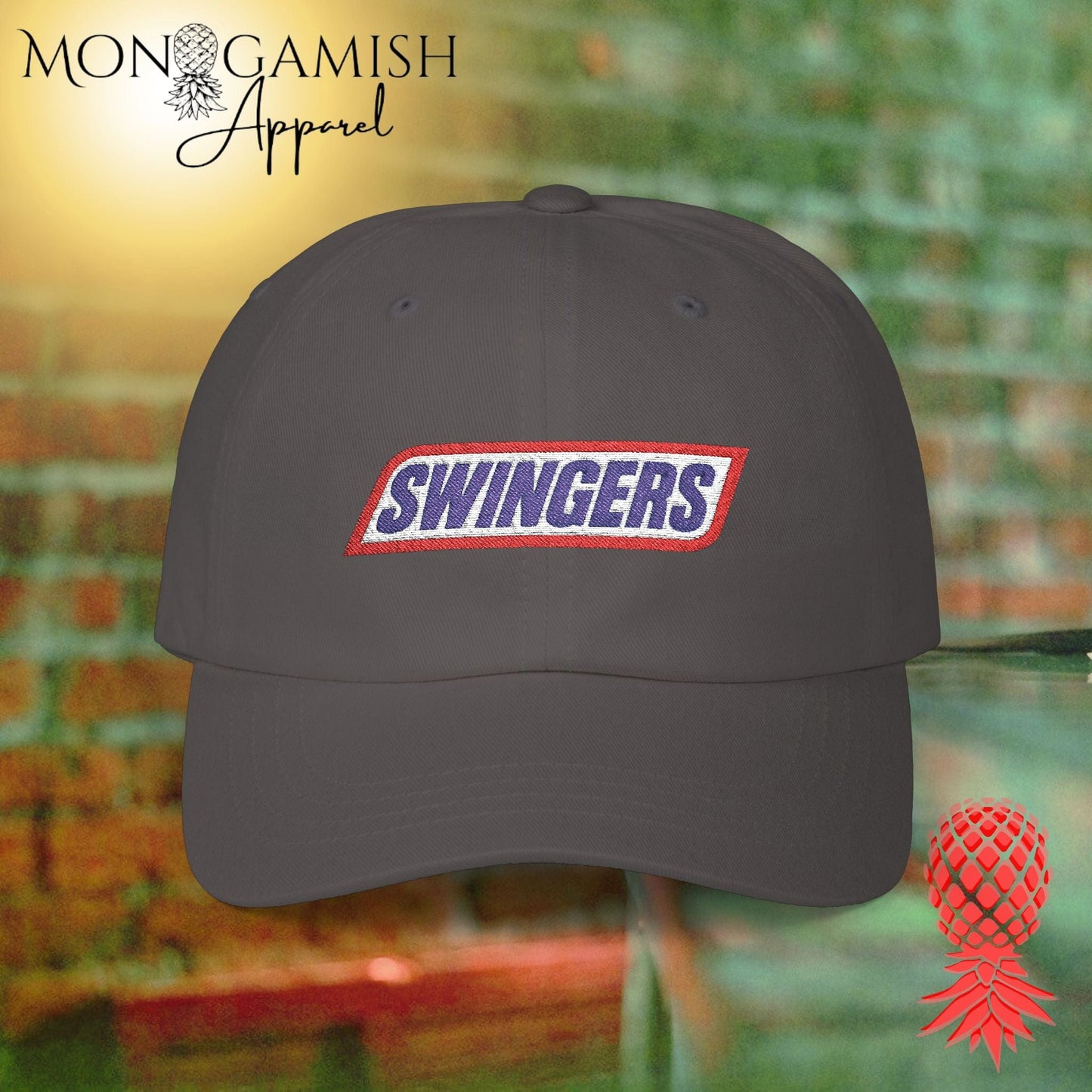 Swingers Satisfies Embroidered Hat