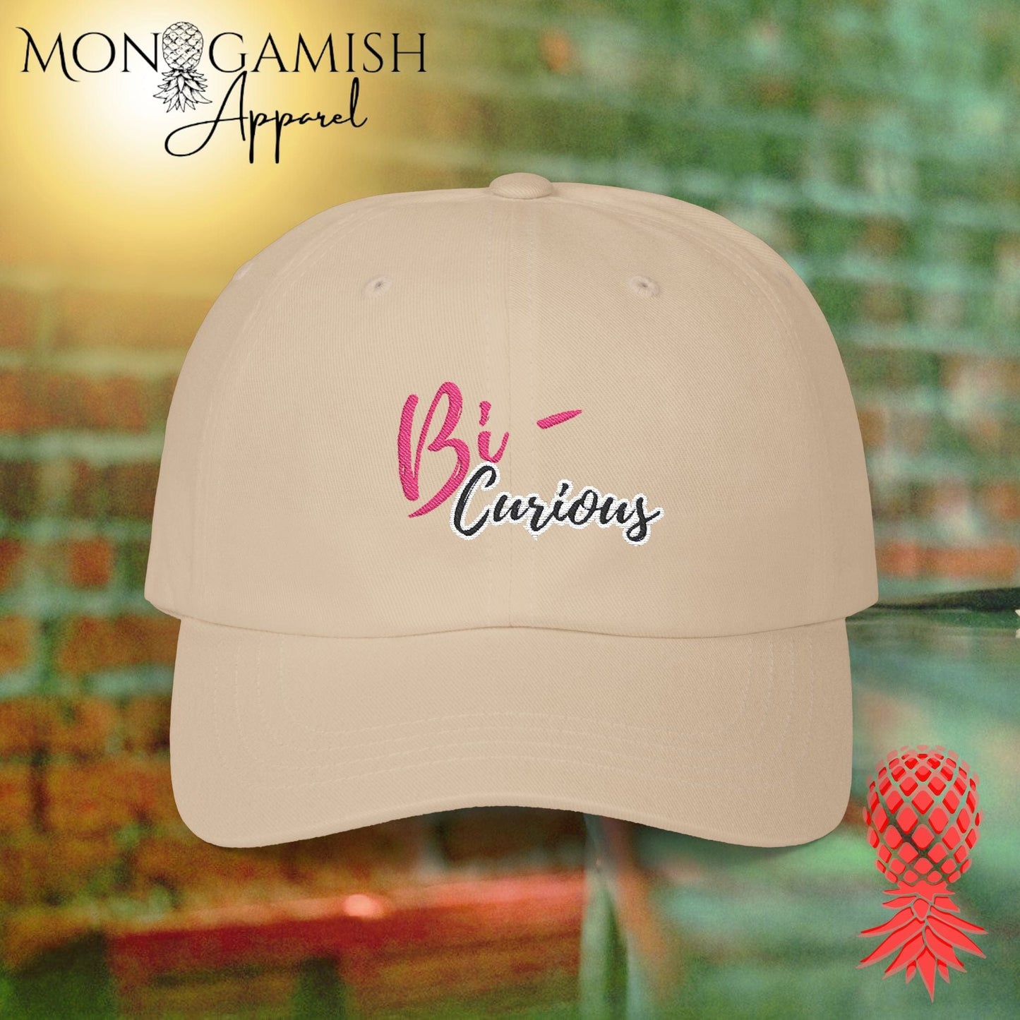Bi-Curious Embroidered Hat
