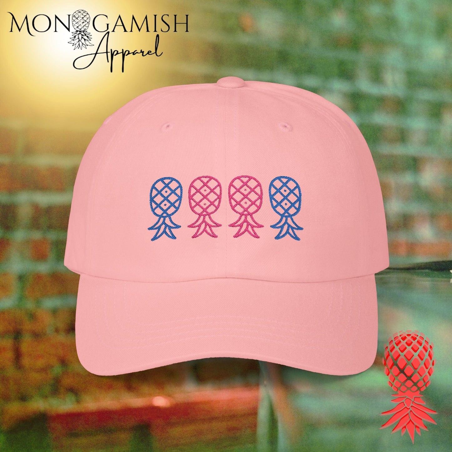 Pineapple Pride Embroidered Hat