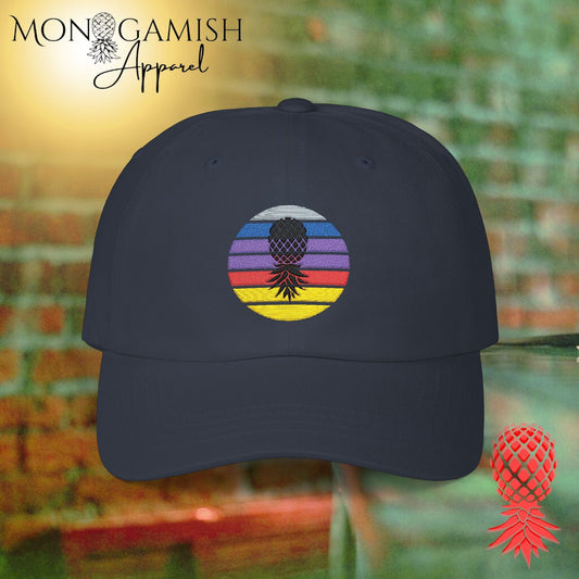 Retro Upside Down Pineapple Embroidered Hat