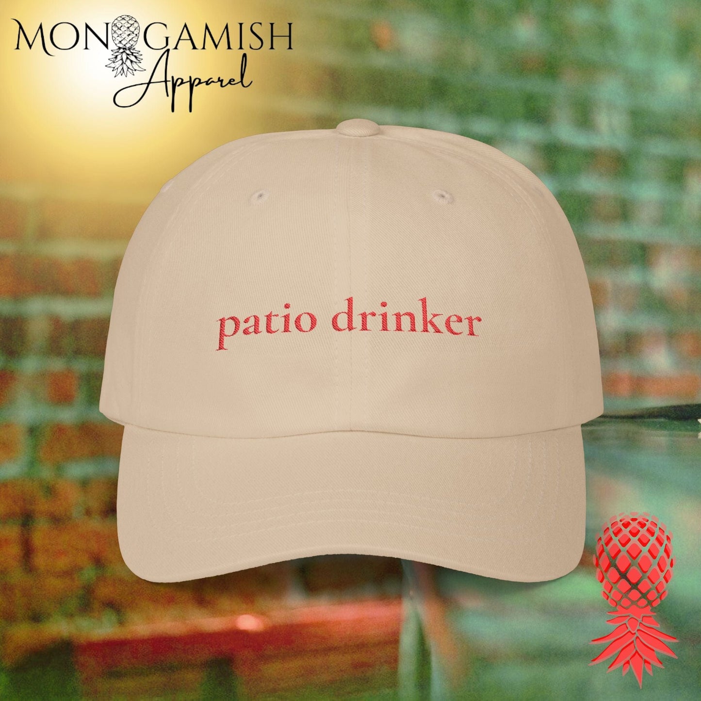 Patio Drinker Embroidered Hat