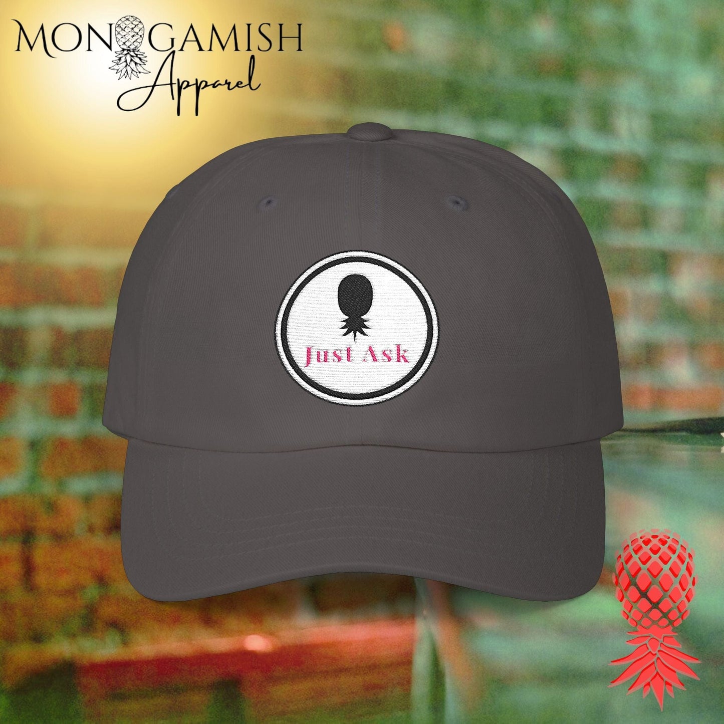 Just Ask Embroidered Hat