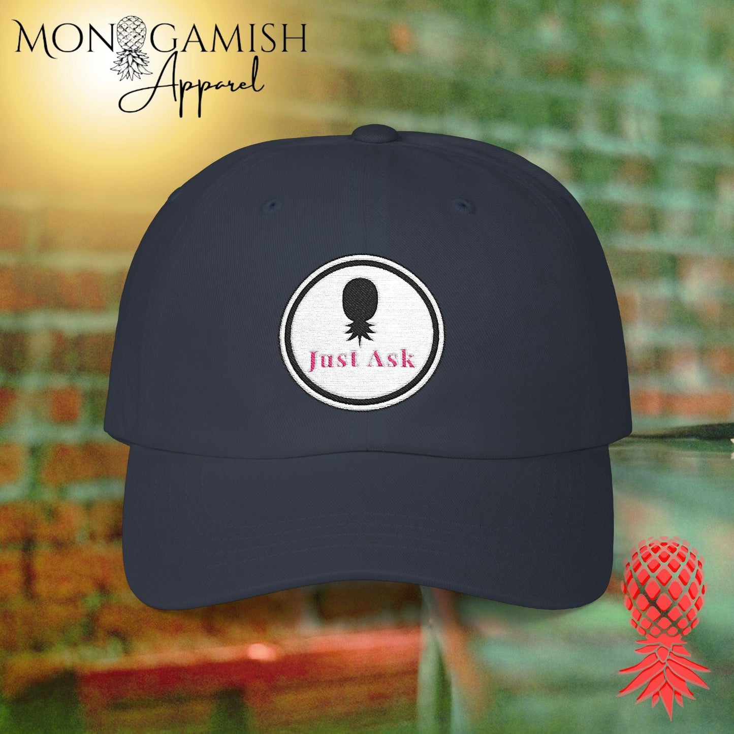 Just Ask Embroidered Hat