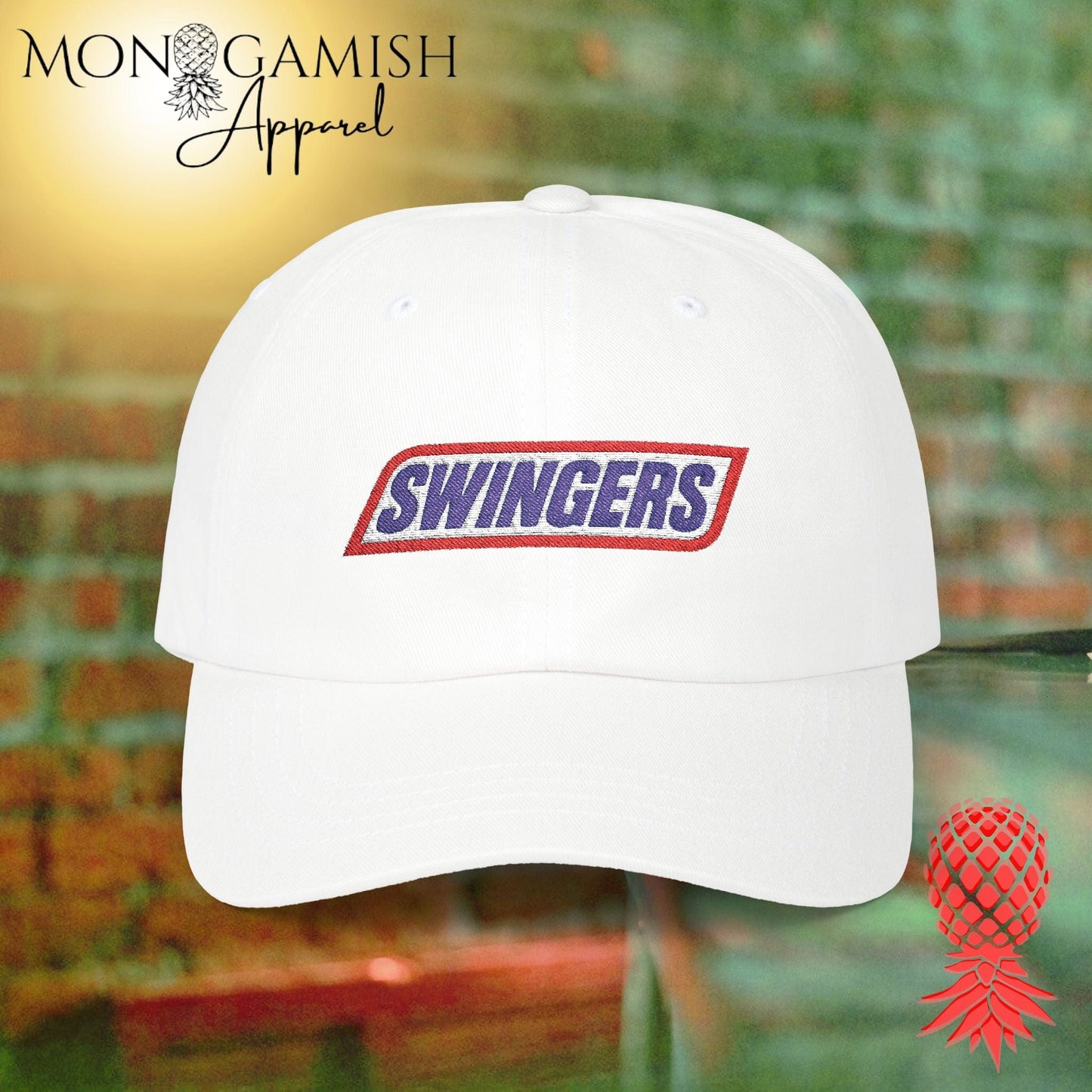 Swingers Satisfies Embroidered Hat