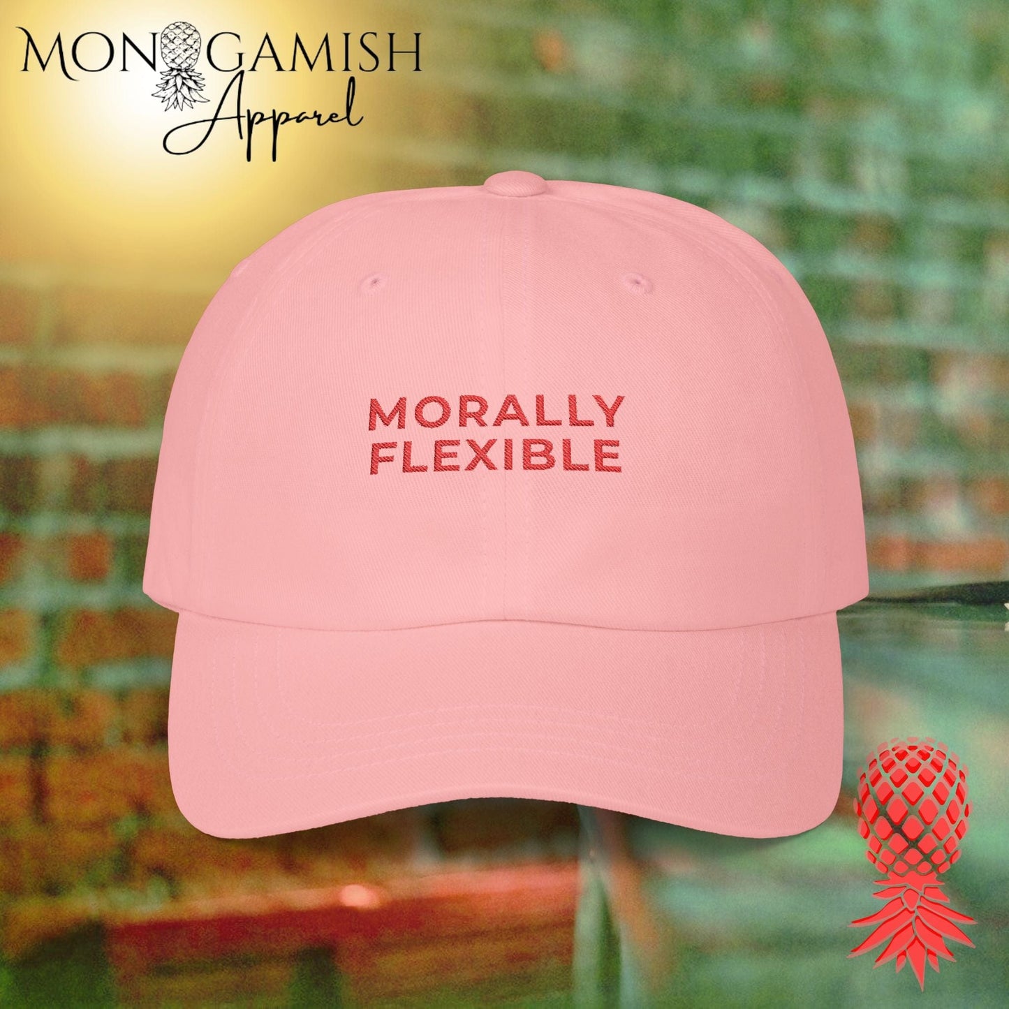 Morally Flexible Embroidered Hat