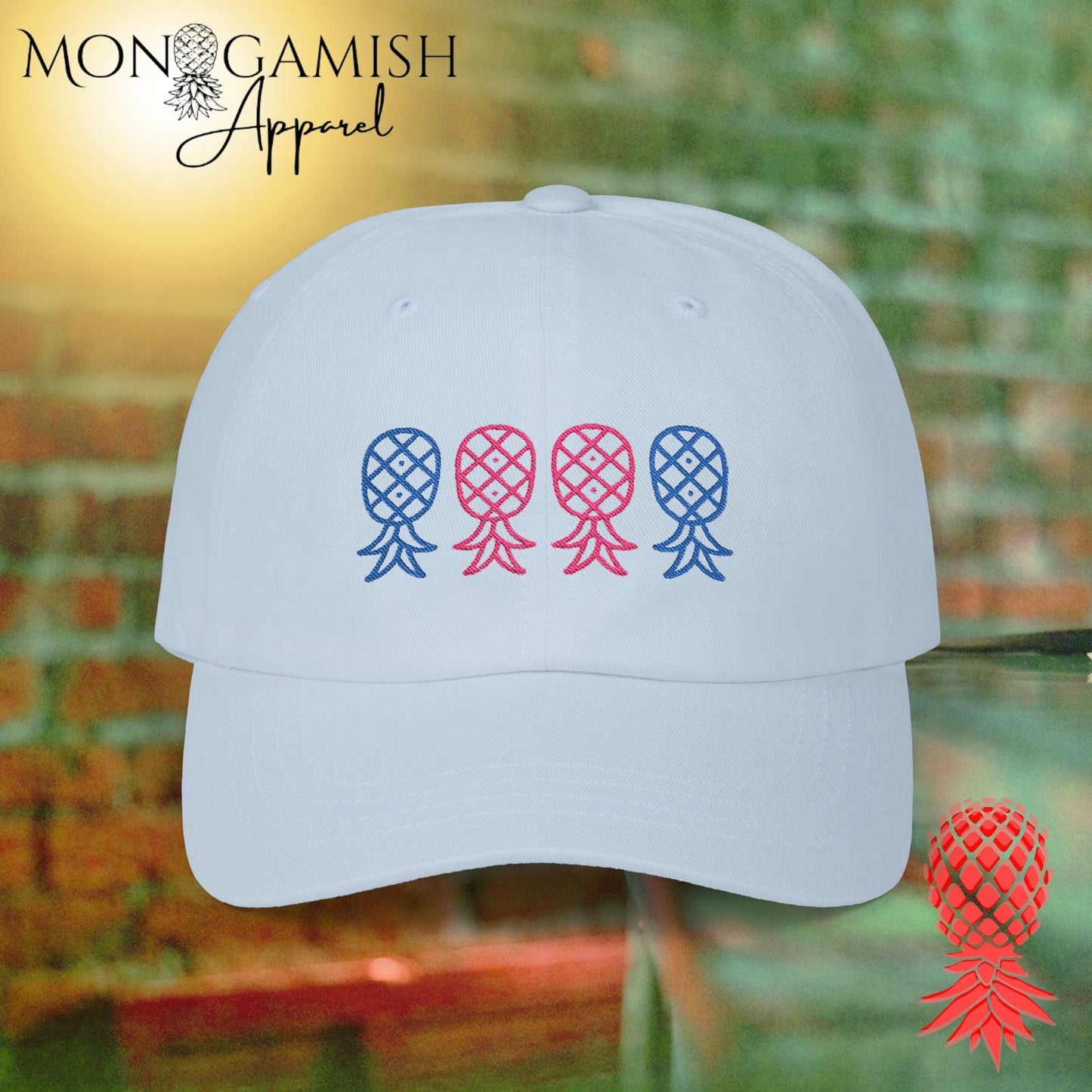 Pineapple Pride Embroidered Hat