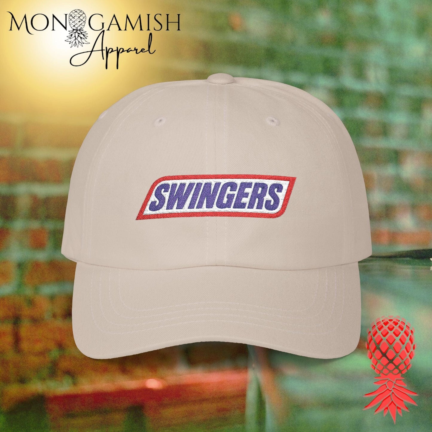 Swingers Satisfies Embroidered Hat