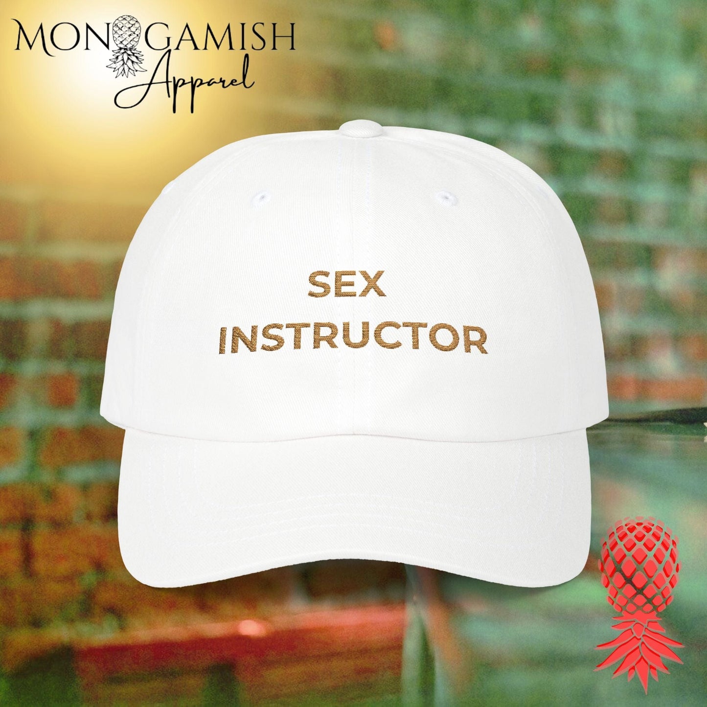 Sex Instructor Embroidered Hat