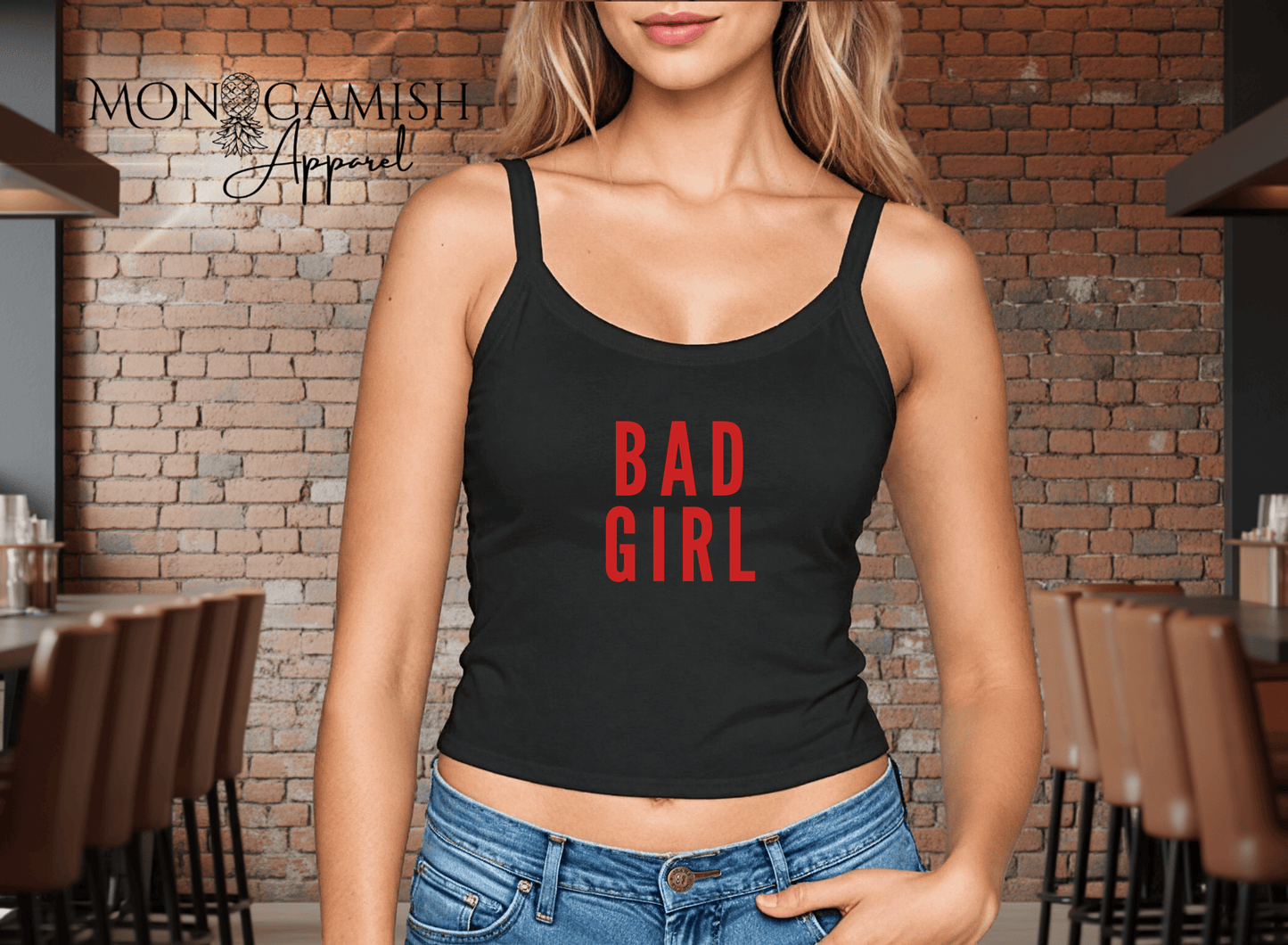 Bad Girl Ladies Crop Tank
