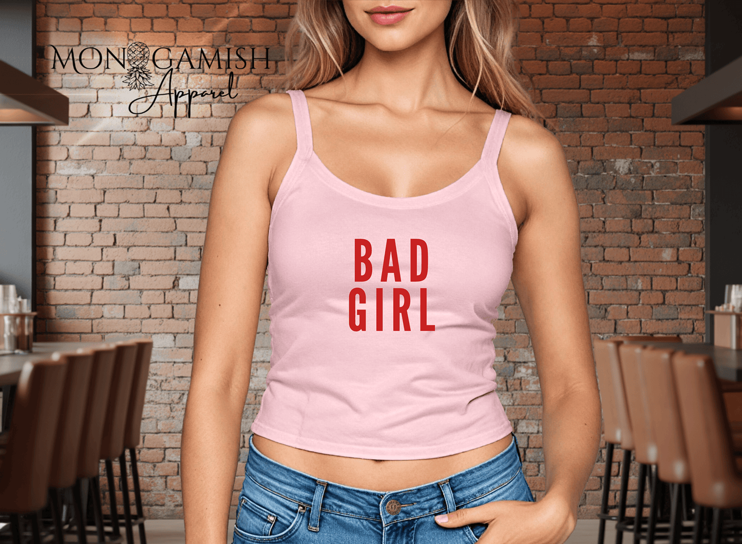 Bad Girl Ladies Crop Tank