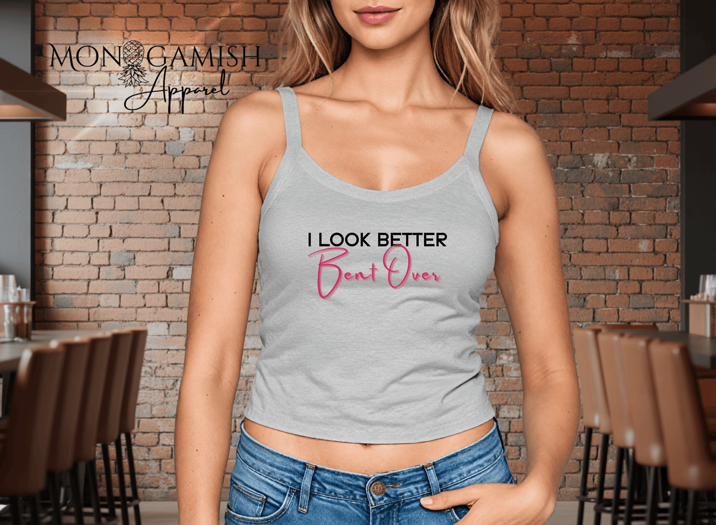 Better Bent Over Ladies Crop Tank