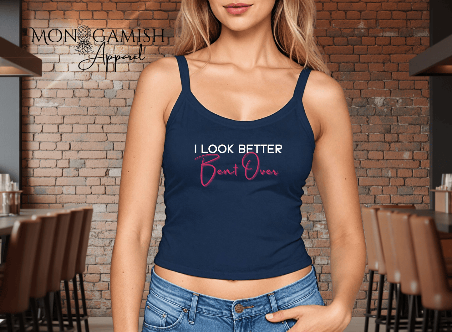 Better Bent Over Ladies Crop Tank