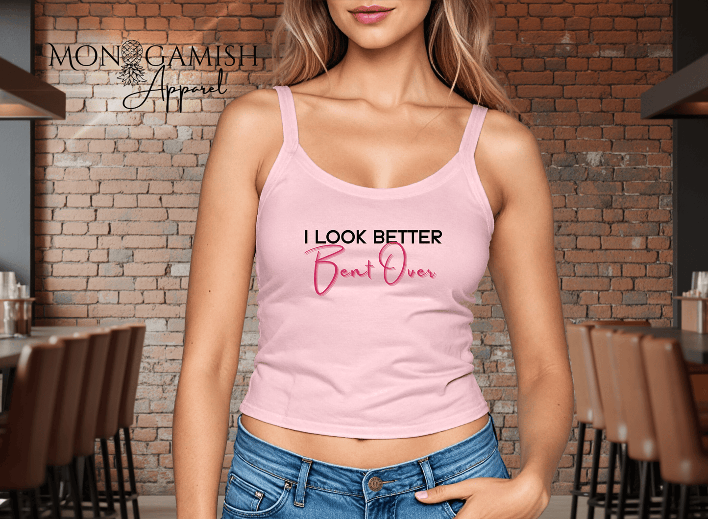 Better Bent Over Ladies Crop Tank