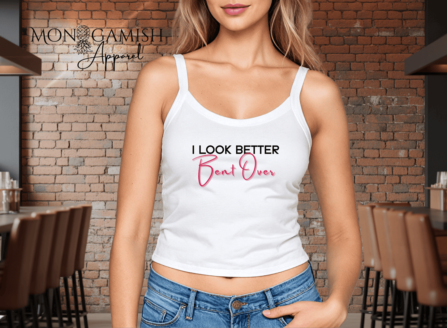 Better Bent Over Ladies Crop Tank