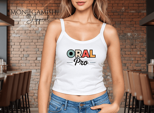 Oral Pro Ladies Crop Tank