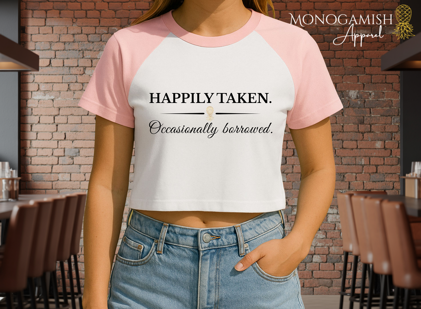 Taken but Borrowed Crop Tee