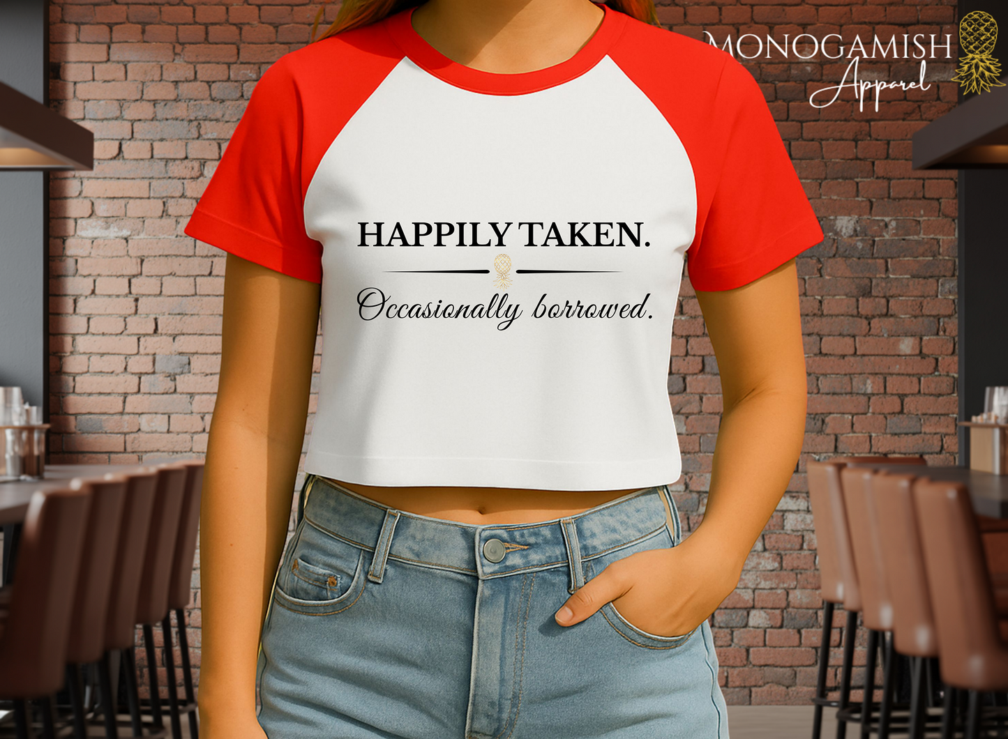 Taken but Borrowed Crop Tee