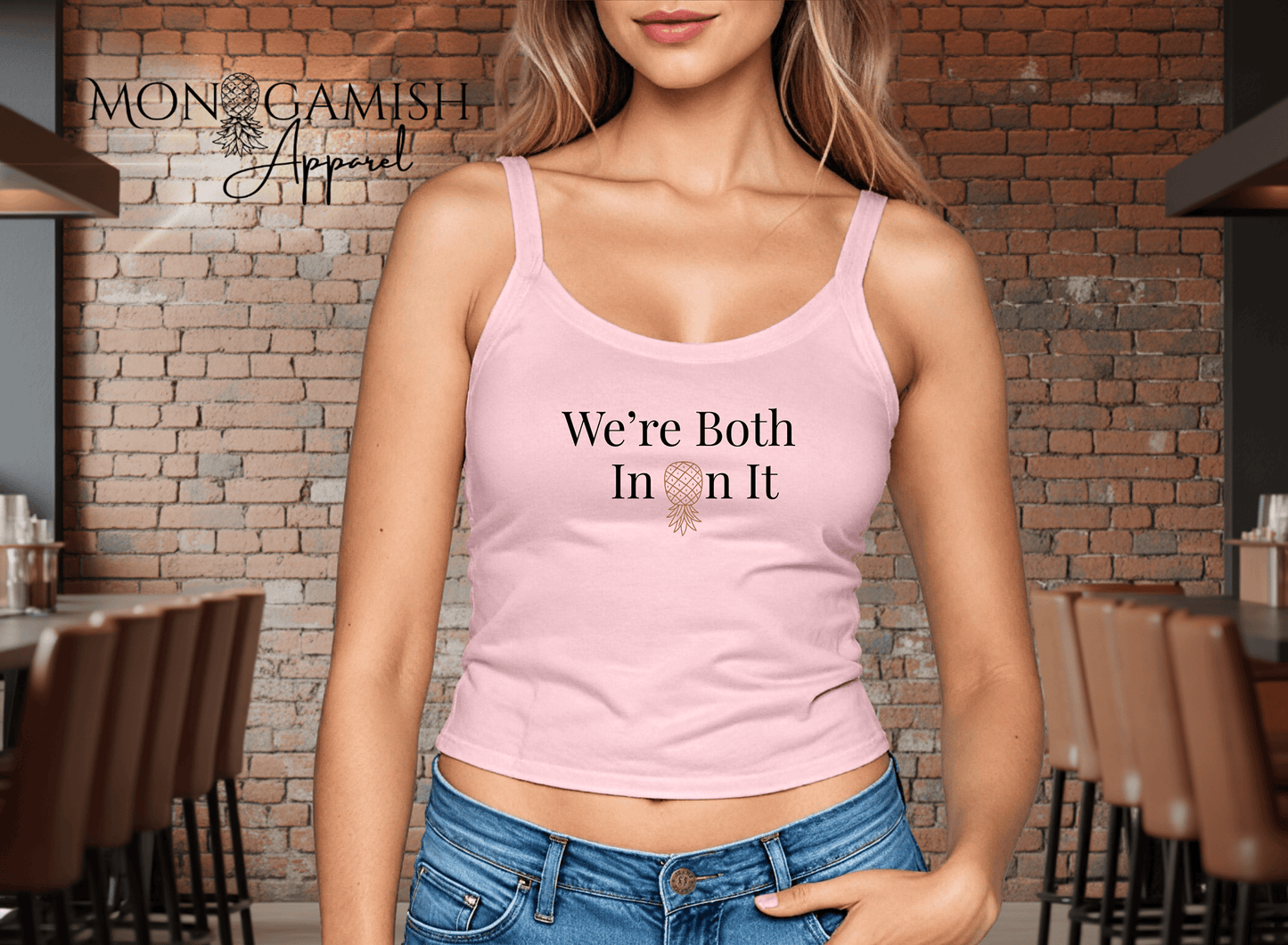 Both In On It Ladies Crop Tank