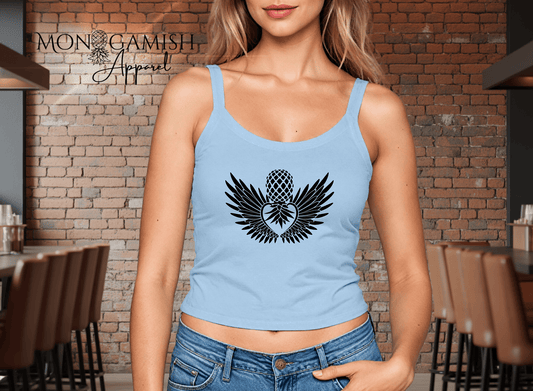 Winged Heart Pineapple Crop Tank
